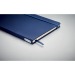 Carnet A5 couverture rPET 600D, carnet recyclé promotional