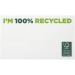 Mémos autocollants recyclés 127x75mm Sticky-Mate®, gadget écologique recyclé ou bio promotional