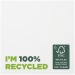 Mémos autocollants recyclés 75x75mm Sticky-Mate®, gadget écologique recyclé ou bio promotional