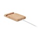 ODOS Wireless Bamboo Charger, Cell phone holder and stand, base for smartphone promotional