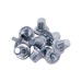 Product thumbnail Pack of 100 Proact aluminium hexagonal studs 1