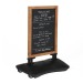 Panneau Ardoise NOIR Cadre Bois 78x59 + Base Lest. NOIR wholesaler