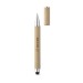 Ecological craft ballpoint pen with touch point, Pen with stylus for touch screen promotional