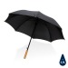 23" rPET and bamboo auto open umbrella Impact AWARE wholesaler