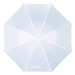 Automatic bicolour umbrella with rounded handle, standard umbrella promotional