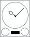 Product thumbnail Rectangular clock 1