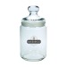 Product thumbnail Small round glass candy jar 1L 2