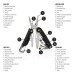 Multifunction pliers 10cm with carabiner, multifunction pliers promotional