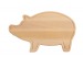 Product thumbnail Cutting board wooden piggy 0