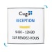 Plaque Signalétique Alu-Sign 300 x 300 mm wholesaler