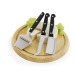 Product thumbnail Cheese tray delivered with 3 knives 0