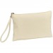 Organic cotton zip pocket marylin 26x17cm, Cotton pouch promotional