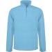 Fleece with anti-pill zipped collar wholesaler