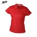 Women's technical polo shirt micropolyester short sleeve, woman polo promotional