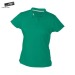 Women's technical polo shirt micropolyester short sleeve wholesaler