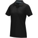 Product thumbnail Graphite organic polo shirt GOTS short sleeves women 4
