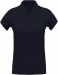 Women's short-sleeved organic piqué polo shirt, Organic cotton polo shirt promotional