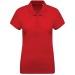 Product thumbnail Women's short-sleeved organic piqué polo shirt 2