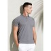 Men's short-sleeved organic piqué polo shirt, Organic cotton polo shirt promotional