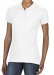 Product thumbnail Women's piqué polo shirt - White 0