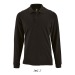 Men's long sleeve pique polo shirt - PERFECT LSL MEN - 3XL, Textile Sol\'s promotional