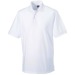 White polycotton polo shirt Workwear Russell, Russell Textile promotional