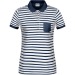 Product thumbnail Striped polo shirt for women 1
