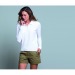 Product thumbnail Polo Regular Lady Long Sleeves - Ladies long sleeve polo 200 - White 0