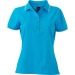 Product thumbnail Women's plain polo shirt, short sleeves. 0