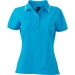 Product thumbnail Women's plain polo shirt, short sleeves. 2