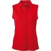 Women's plain polo shirt without sleeves wholesaler