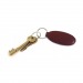 Product thumbnail Oval leather key ring 2
