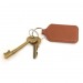 Rectangular leather key ring wholesaler