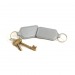 Rectangular leather key ring, leather key ring promotional