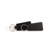 Leather trapeze key ring, leather key ring promotional