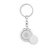 Key ring with magnetic token. wholesaler