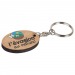 Bamboo key ring, Made in France promotional