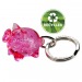 Product thumbnail Recycled Happy Pig Keychain 1