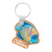 Plastic key ring with custom shape, plastic keychain promotional