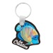 Plastic key ring with custom shape wholesaler
