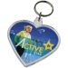 Product thumbnail Heart key ring with insert 0