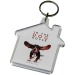 Product thumbnail House key ring with insert 0