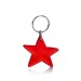 Star key ring, plastic key ring promotional