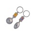 3d football or rugby keychain with personal plate. wholesaler
