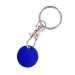 Product thumbnail Metal key ring with shopping cart token 1