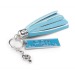Product thumbnail Pompon key ring in imitation leather 1