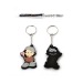 2D soft PVC key ring with flat bottom, 60 x 40 mm wholesaler