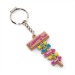 2D soft PVC key ring with flat bottom, 70 x 50 mm wholesaler