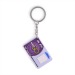 Porte-clés PVC souple 2D fond plat, 70x50mm, porte-clés 3D en PVC souple promotional