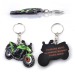 Porte-clés PVC souple 3D fond plat, 70x50mm, porte-clés 3D en PVC souple promotional